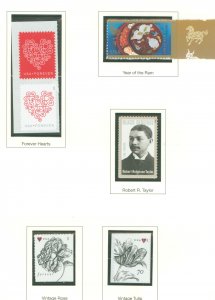 United States #4955-4960 Mint (NH) Single (Complete Set) (Flowers) (Love)