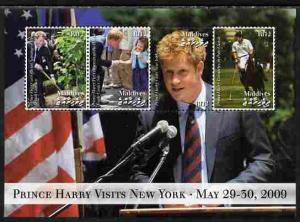 Maldive Islands 2009 Prince Harry Visits New York perf sh...