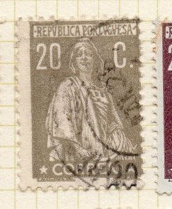 Portugal Ceres 1912-20 and 1917-26 Issue Fine Used 20c. NW-228023