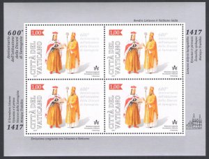 2017 Vatican, 600. Anniversary Diocese Samogitia Joint Issued - MNH **