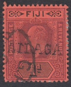 FIJI EVII 1d - NAILAGA straight line cancel.................................N496