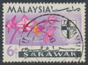 Sarawak  SC# 231 Used Orchids Flowers see details & scans