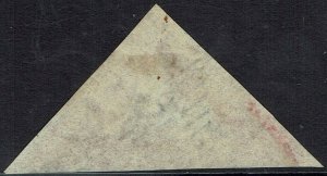 CAPE OF GOOD HOPE 1855 TRIANGLE 1D PERKINS BACON PRINTING USED