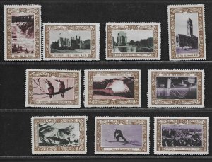 AUSTRALIA 1938 150th  ANNIVERSARY SET OF 10 STAMPS