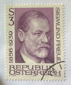 Austria 1981 Scott 1175 used - 3s, Sigmund Freud