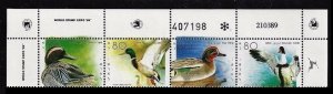 1989 Israel 1131-1134strip Birds - Ducks 8,00 €