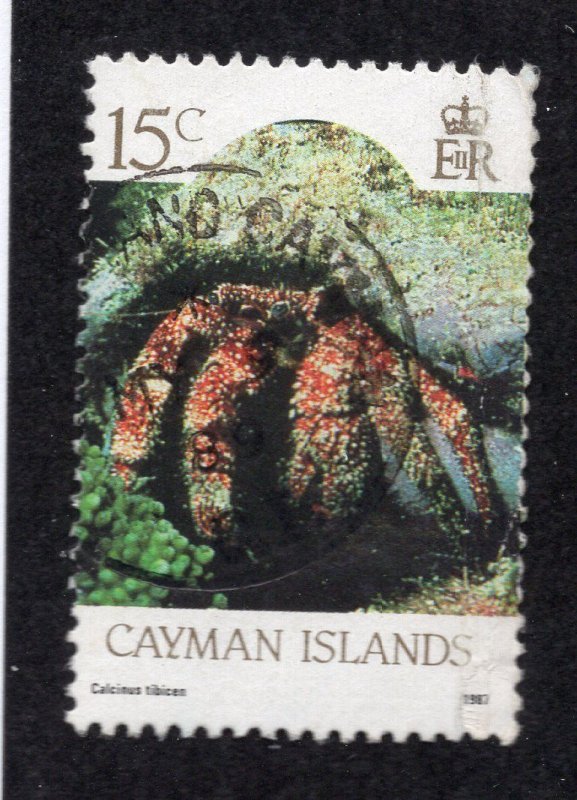 Cayman Islands 1987 15c Marine Life, Scott 564a used, value = $1.50