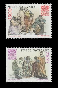 VATICAN CITY STAMP. SCOTT # 777 - 78 YEAR 1986. MINT.