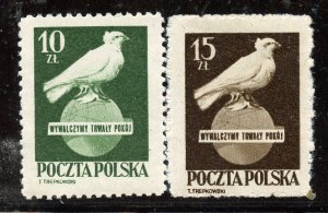 Poland # 475-6, Mint Never Hinge.