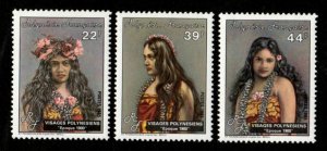 French Polynesia #411-413 MNH