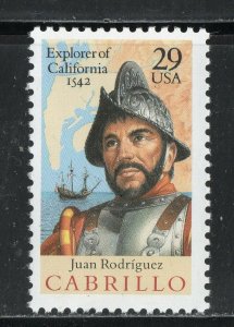 2704 * JUAN RODRIQUEZ CABRILLO *   U.S. Postage Stamp MNH