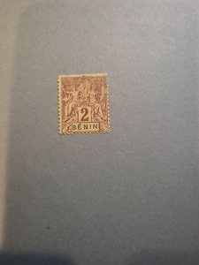Stamps Benin Scott #34 h