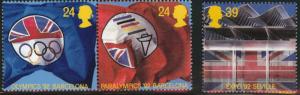 Great Britain Scott 1451-1453 MNH** 1992 set