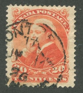 CANADA #46 USED SMALL QUEEN DATED