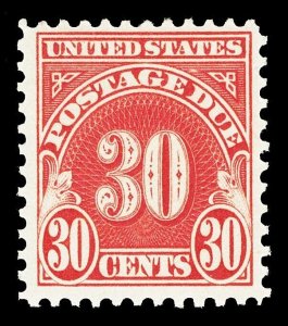 Scott J75 1930 30c Postage Due Flat Plate Issue Mint F-VF OG LH Cat $125