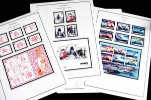 COLOR PRINTED GB GUERNSEY 2011-2020 STAMP ALBUM PAGES (67 illustrated pages)