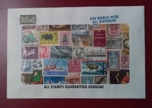 World Wide - packet of 300 stamps