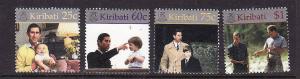 Kiribati-Sc#768-71-Unused NH set-Prince William-18th Birthday-2000-