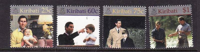 Kiribati-Sc#768-71-Unused NH set-Prince William-18th Birthday-2000-