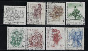 Germany Berlin Scott # 9N267 - 9N274, used