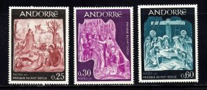 Andorra (Fr.)   178 - 180      MH          complete set