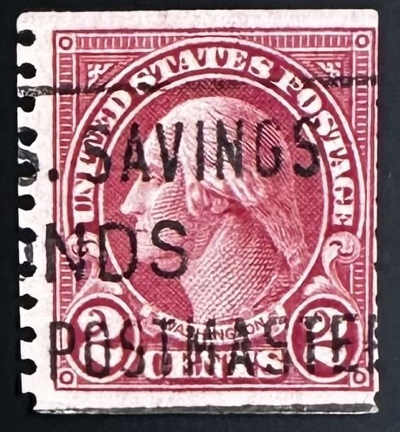 US #599A (Type II) Used 2c Washington 1929 SCV~$16 [U5.7.4]