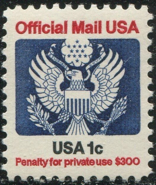 O127 1c Official Mail Mint NH OG  VF