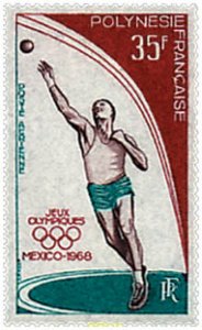 43503 MNH POLINESIA FRANCESA 1968 19 JUEGOS OLIMPICOS VERANO MEXICO 1968