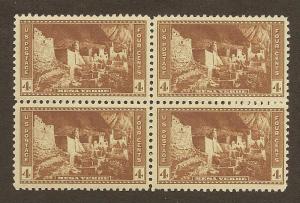 743 Unused Block of 4, scv: $2.00