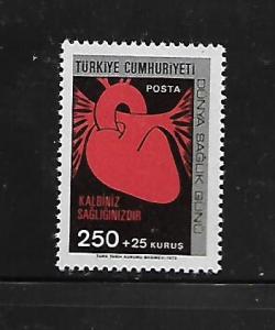 TURKEY, B142,  MNH, HEART
