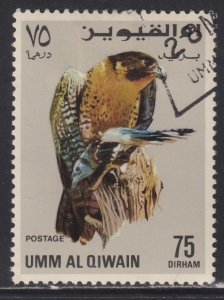 UAE Umm Al Qiwain Unlisted Birds of Prey Issue 1968