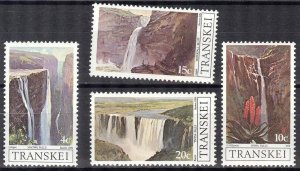 Transkei RSA 1979 Landscapes Water Falls Set of 4 MNH