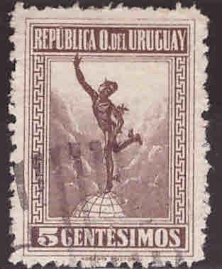 Uruguay Scott 247 Used Mercury 1922