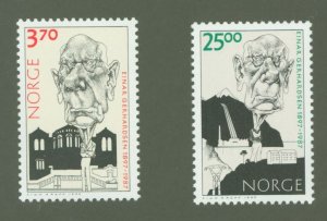 Norway #1170-1171  Single (Complete Set)
