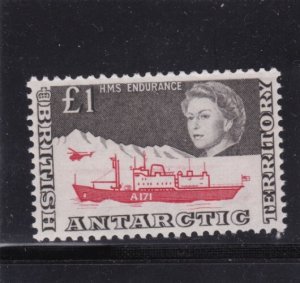 BRITISH ANTARCTIC TERRITORY SCOTT #24 QE II DEFINITIVE HIGH VALUE MINT NH BAT