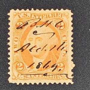 R15c hand cancel nice stamp