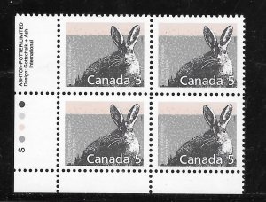Canada #1158 MNH Plate Block