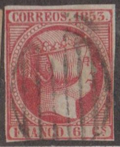 Spain Scott #19 Stamp - Used Single