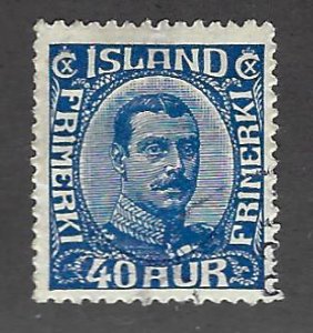 Iceland SC#124 Used F-VF...Worth a Close Look!