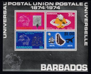 Barbados 415a UPU Souvenir Sheet MNH VF