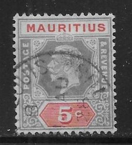 Mauritius 184 5 KGV single Used