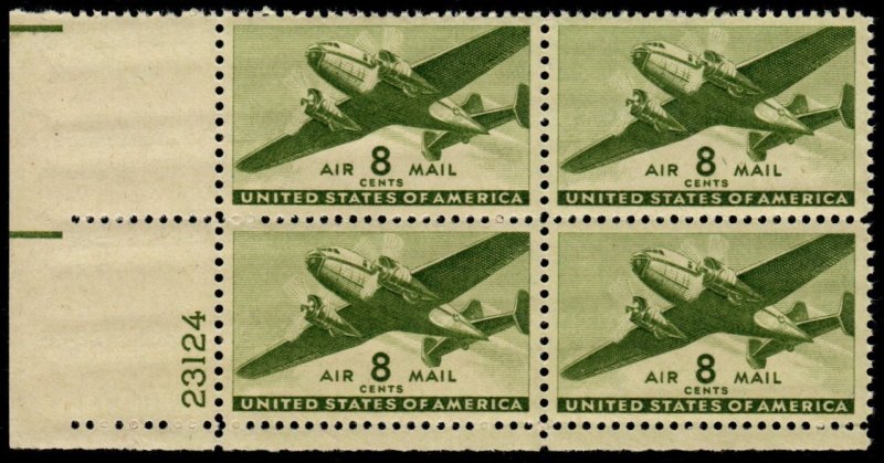 U.S. C26 MNH Plate Block #23124LL