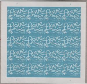 5155 Love Skywriting B1 Sheet MNH