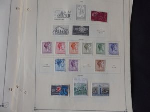 Luxemburg 1874-1966 Stamp Collection on Scott International Stamp Album pages