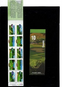 Canada 1995 Golf Booklet (Scott #1553-57 Unitrade #BK176 ) VFMNH CV $13.00