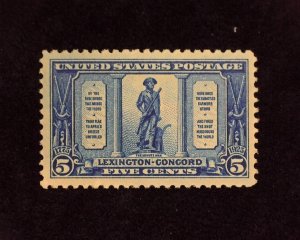 HS&C: Scott #619 Mint XF/S NH US Stamp