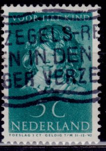 Netherlands,, 1937, Child Care, 5+3c, sc#B101, used