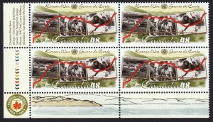 KOREA ARMISTICE = Canada 2003 #1993 MNH LL Block of 4