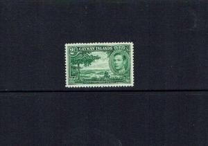 Cayman Islands: !938, 2/- green, SG 134a,  Mint lightly hinged. 