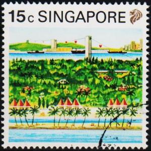 Singapore. 1990  15c S.G.625 Fine Used